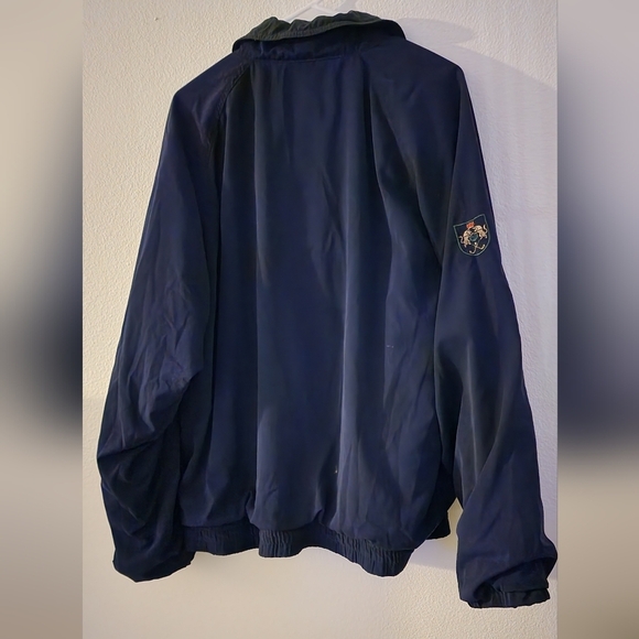Vintage Tourney Jacket  Blue Gore Tex Windbreaker Pullover Waterproof  Sz XL - Picture 6 of 9